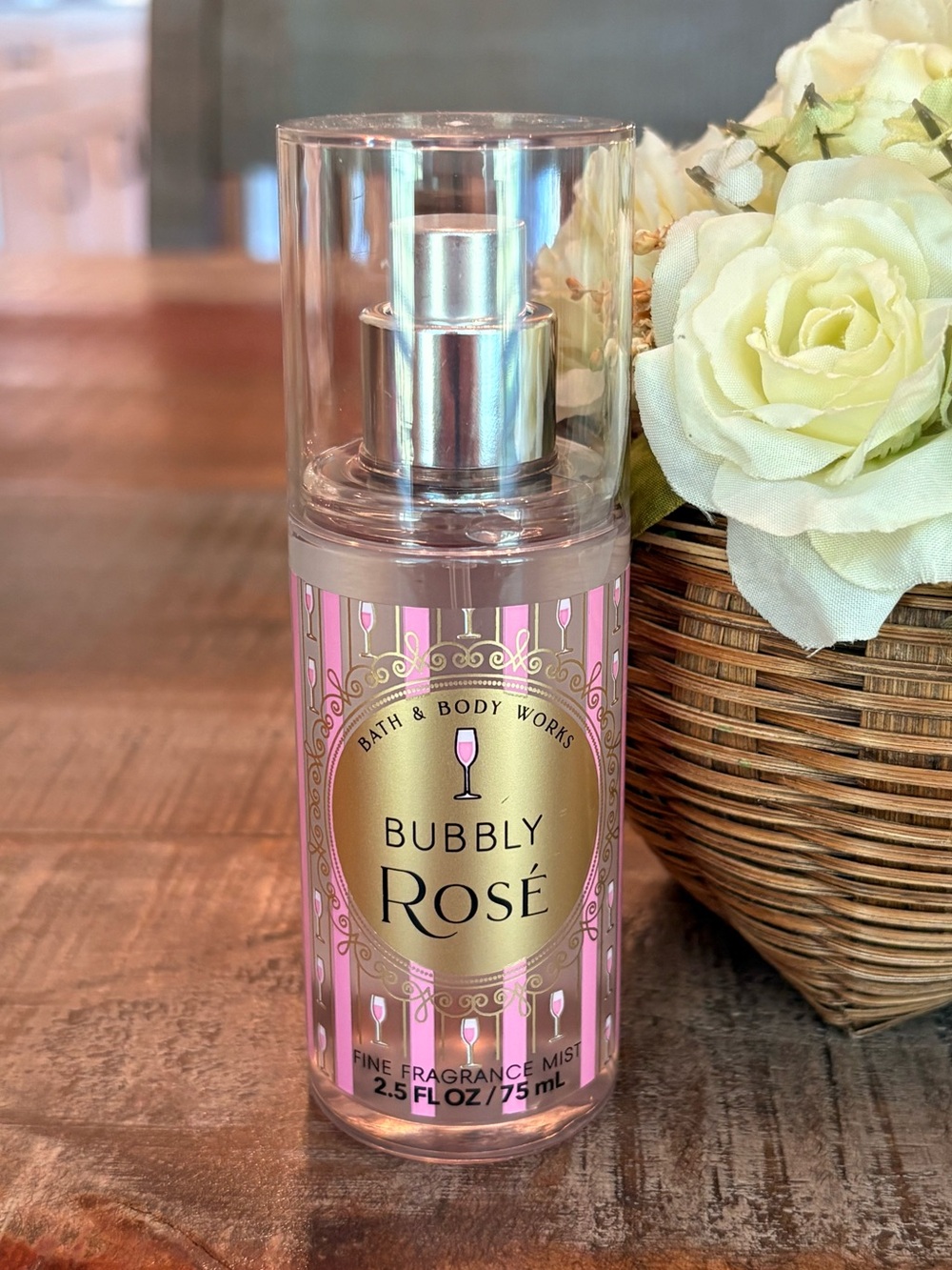 NEW Bath & Body Works BUBBLY ROSE Travel Mist!